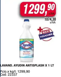 Maxiconsumo Ayudin lavand. antisplash oferta