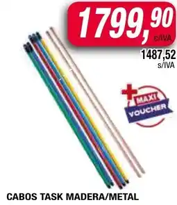 Cabos task madera/metal