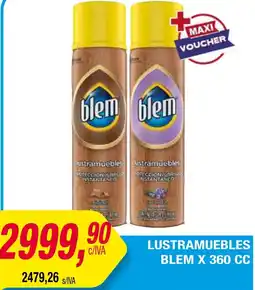 Maxiconsumo Blem lustramuebles oferta