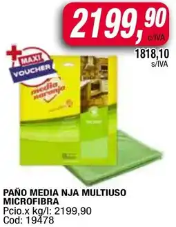 Maxiconsumo Media nja multiuso paño microfibra oferta
