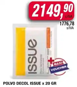 Maxiconsumo Issue polvo decol oferta