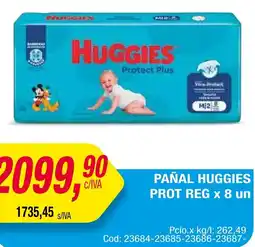 Maxiconsumo Huggies pañal prot reg oferta
