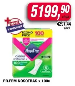 Maxiconsumo Nosotras pr.fem oferta