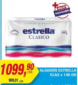 Maxiconsumo Estrella clasico algodón oferta