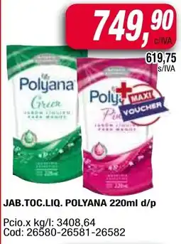 Maxiconsumo Polyana jab.toc.liq. oferta