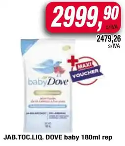 Maxiconsumo Dove jab.toc.liq. baby oferta