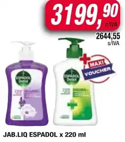Maxiconsumo Espadol jab.liq oferta