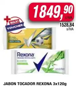 Maxiconsumo Rexona jabon tocador oferta