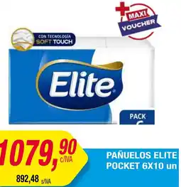 Maxiconsumo Elite pañuelos pocket oferta