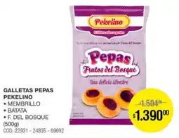Atomo Conviene Pekelino galletas pepas oferta