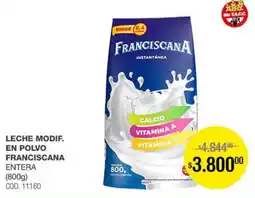Atomo Conviene Franciscana entera leche modif. en polvo oferta