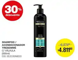 Atomo Conviene Tresemmé shampoo / acondicionador oferta