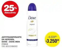 Atomo Conviene Dove antitranspirante en aerosol oferta