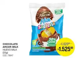 Atomo Conviene Arcor chocolate milk oferta