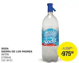 Atomo Conviene Sierra de los padres soda sifón oferta