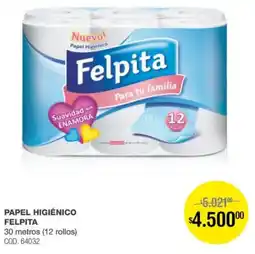 Atomo Conviene Felpita papel higiénico oferta