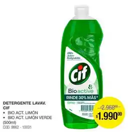 Atomo Conviene Cif detergente lavav. oferta