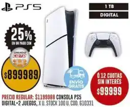 Coto Ps5 consola digital+2 juegos oferta