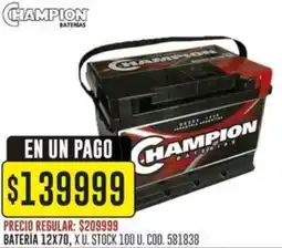 Coto Champion batería oferta