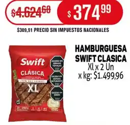 Makro Swift clasica hamburguesa XL oferta