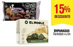 Makro El noble empanadas variedad oferta