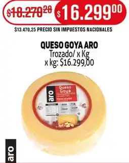 Makro Aro queso goya trozado oferta
