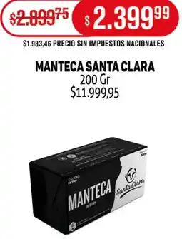 Makro Manteca santa clara oferta