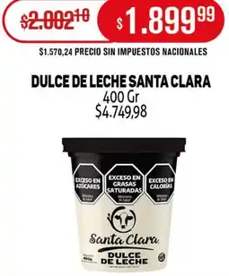 Makro DULCE DE LECHE SANTA CLARA oferta