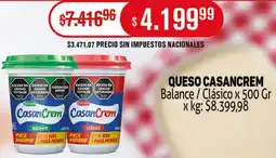 Makro Casancrem queso balance/clásico oferta