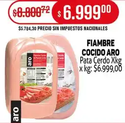 Makro Aro fiambre cocido oferta