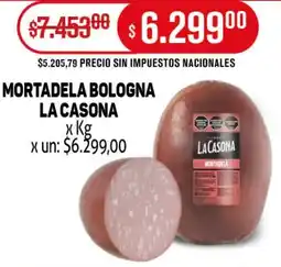 Makro La casona mortadela bologna oferta
