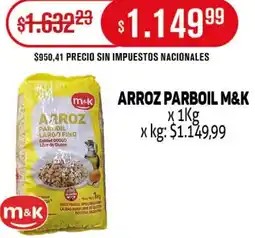 Makro M&K arroz parboil oferta