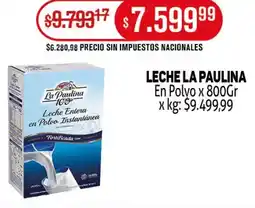 Makro La paulina leche en polvo oferta