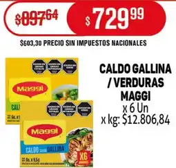 Makro Maggi caldo gallina /verduras oferta