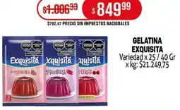 Makro Exquisita gelatina variedad oferta
