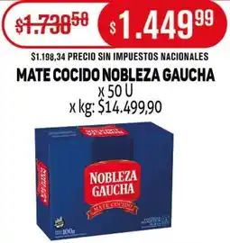 Makro Nobleza gaucha mate cocido oferta