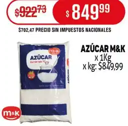 Makro M&K azúcar oferta
