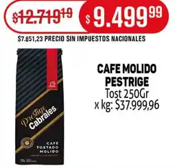 Makro Pestrige cafe molido tost oferta