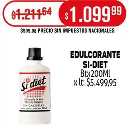 Makro Si-diet edulcorante oferta