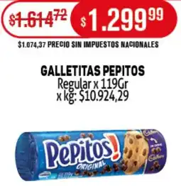 Makro Pepitos original galletitas regular oferta