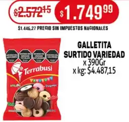 Makro Terrabusi galletita surtido variedad oferta