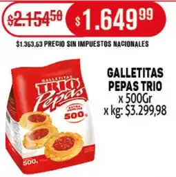 Makro Trio pepas galletitas oferta