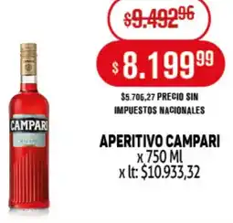 Makro Campari aperitivo oferta