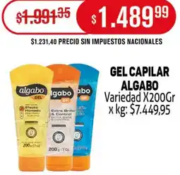 Makro Algabo gel capilar variedad oferta
