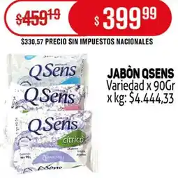 Makro Jabòn qsens variedad oferta