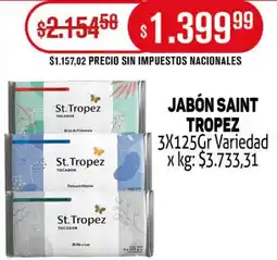 Makro Saint tropez jabón variedad oferta