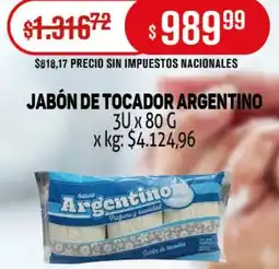 Makro Argentino jabón de tocador oferta