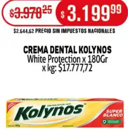 Makro Kolynos crema dental white protection oferta