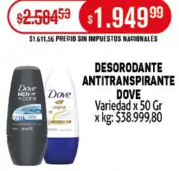 Makro Dove desorodante antitranspirante variedad oferta
