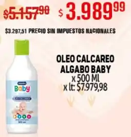 Makro Baby oleo calcareo algabo oferta